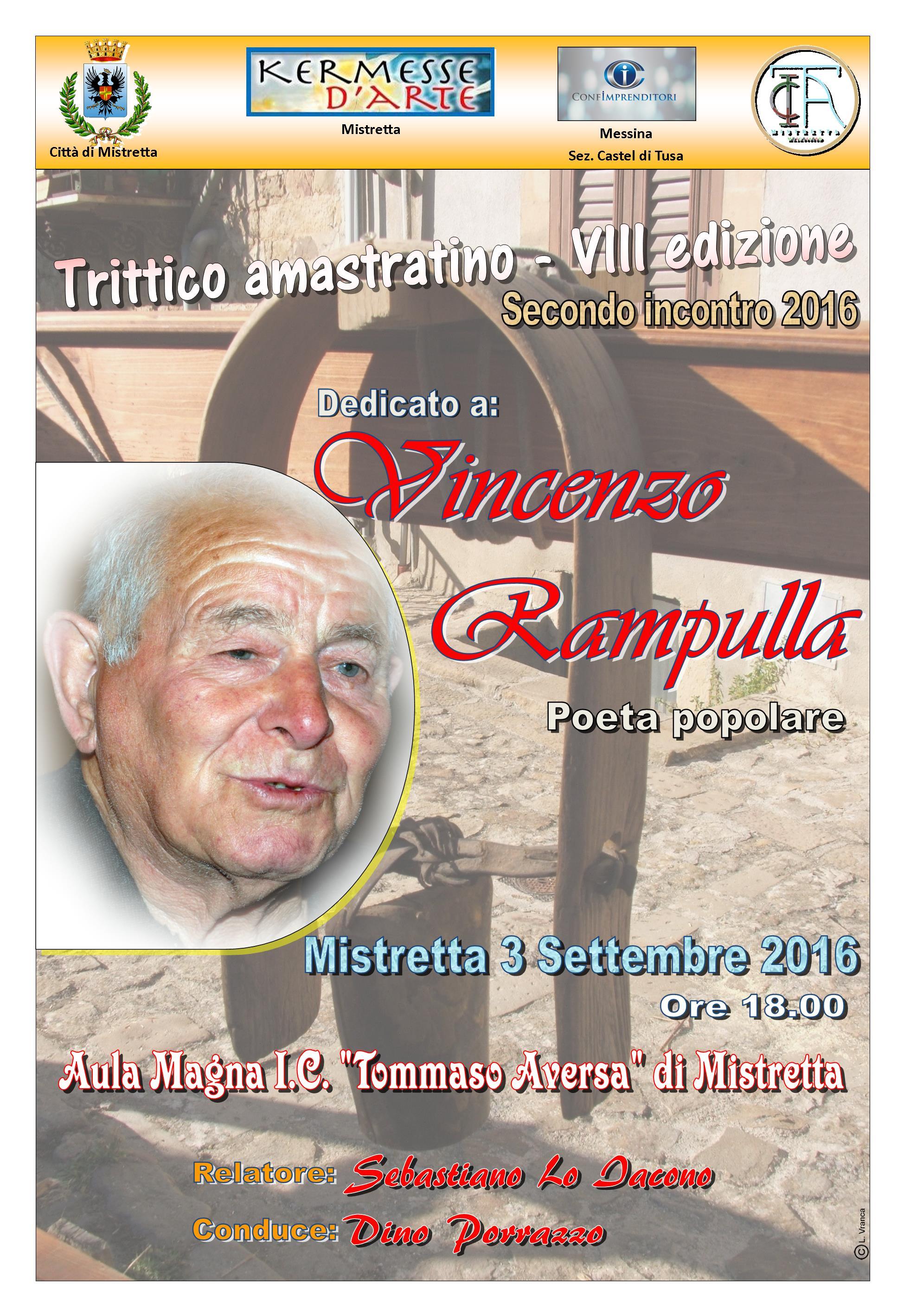 Trittico Amastratino 2016 Vincenzo Rampulla